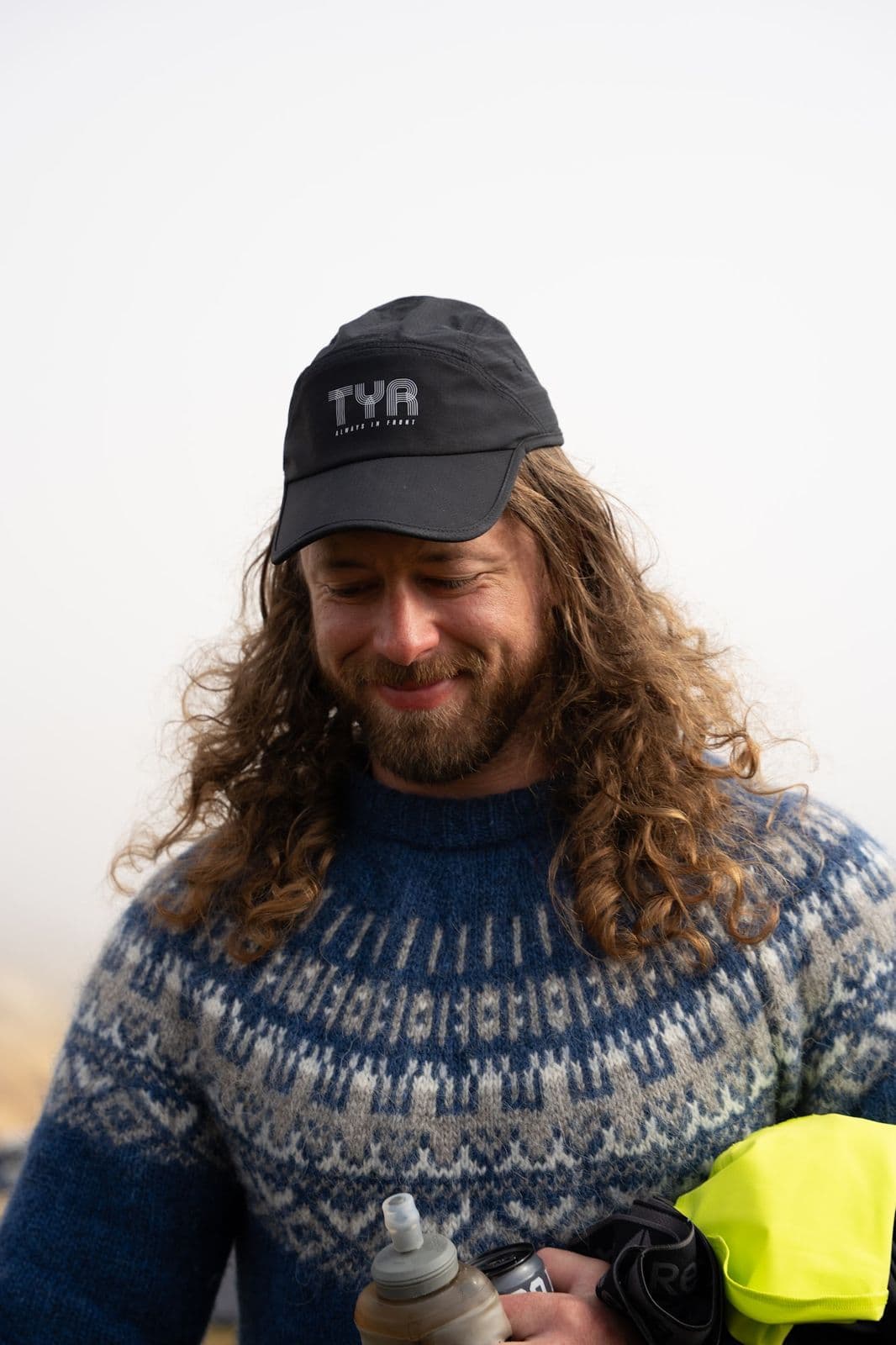 Justin True at camp in the Icelandic highlands, August 2026